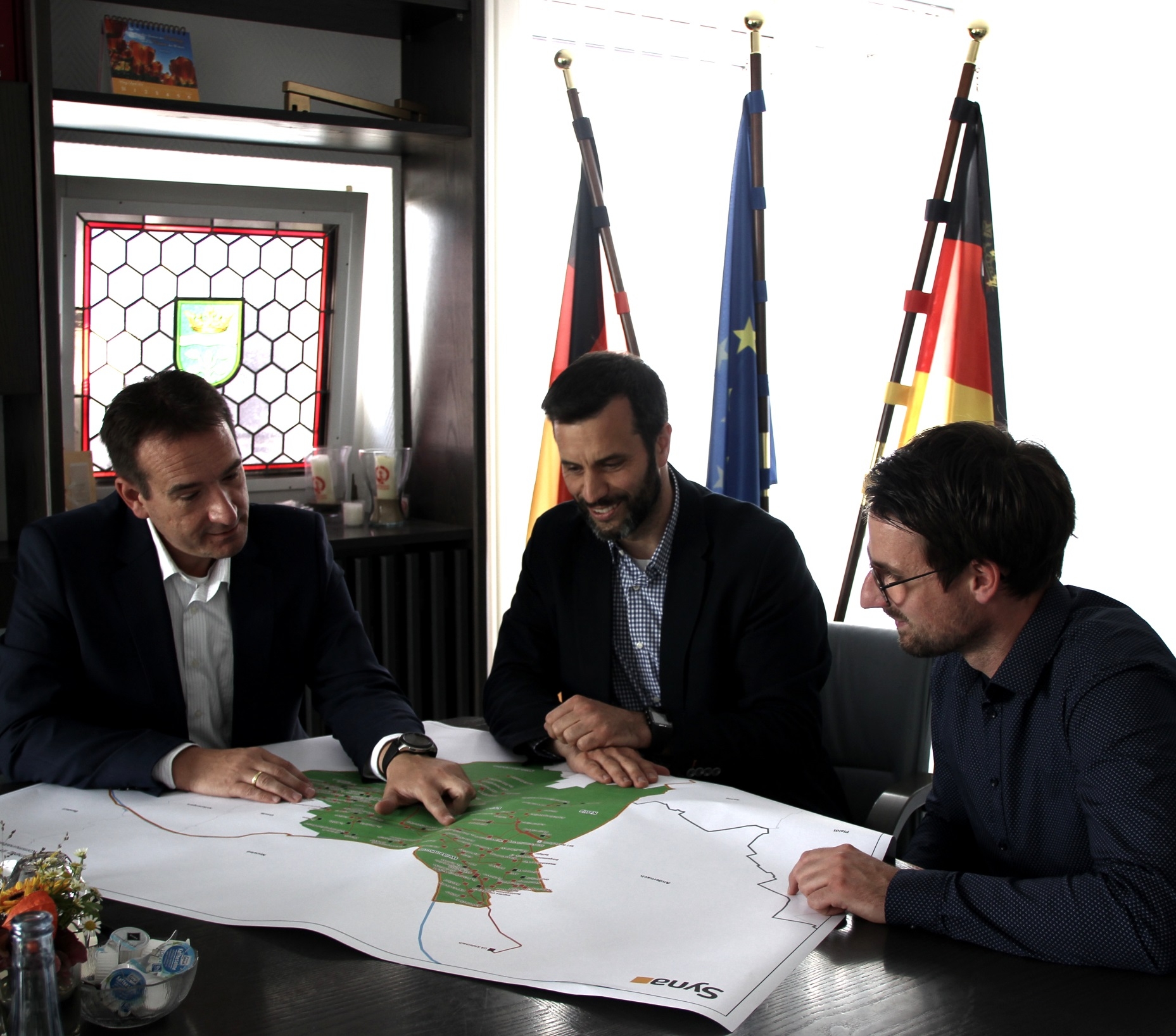 (v.l.n.r.) Thomas Przybylla, Christian Weber und David Schmitz. 