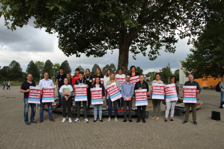 Die zukünftigen Neuntklässler nehmen am Projekt „Schüler schnuppern Firmenluft“ teil.