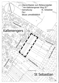 Lageplan Am Kaltenengerser Weg III