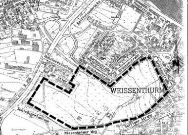 Lageplan Zwischen Saffiger Straße und Brückenstraße